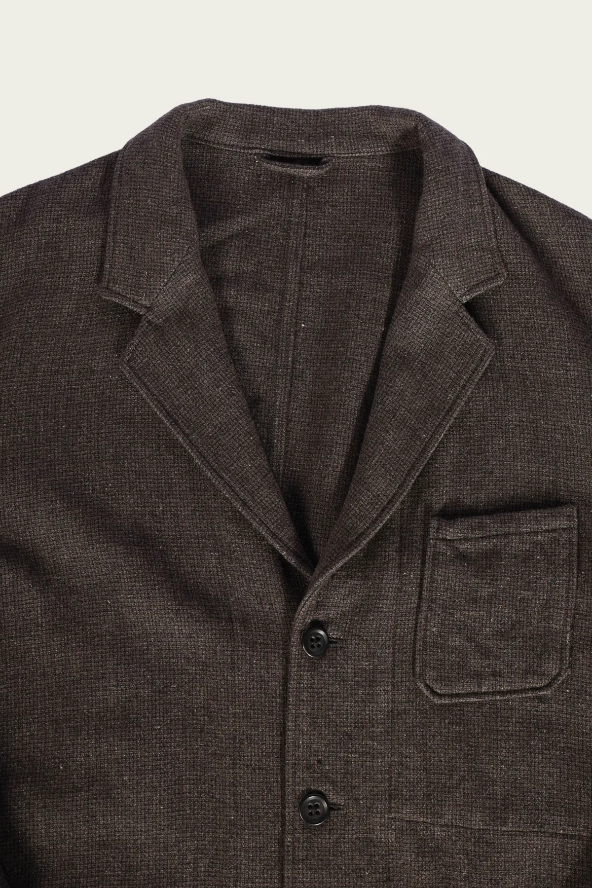 Paskal Tweed Workjacket - Charcoal Brown sold by Canoe Club product image thumbnail 2