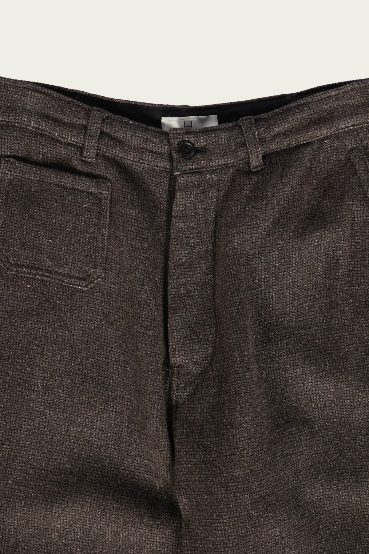 Paskal Tweed Workpants - Charcoal Brown sold by Canoe Club product image thumbnail 2