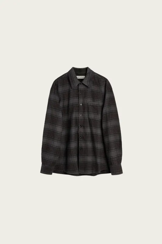 Above Shirt - Faded Nocturne Check Flannel made by Our Legacy