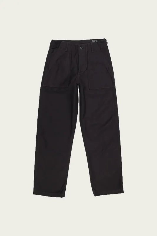 U.S. Army Fatigue Pants (Regular Fit) - Black made by orSlow