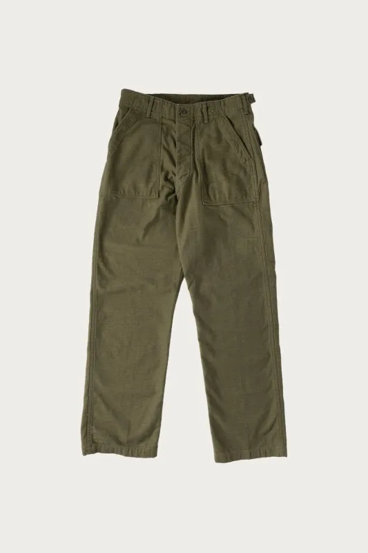 Vintage Fit Fatigue Pants - Dark Olive made by orSlow