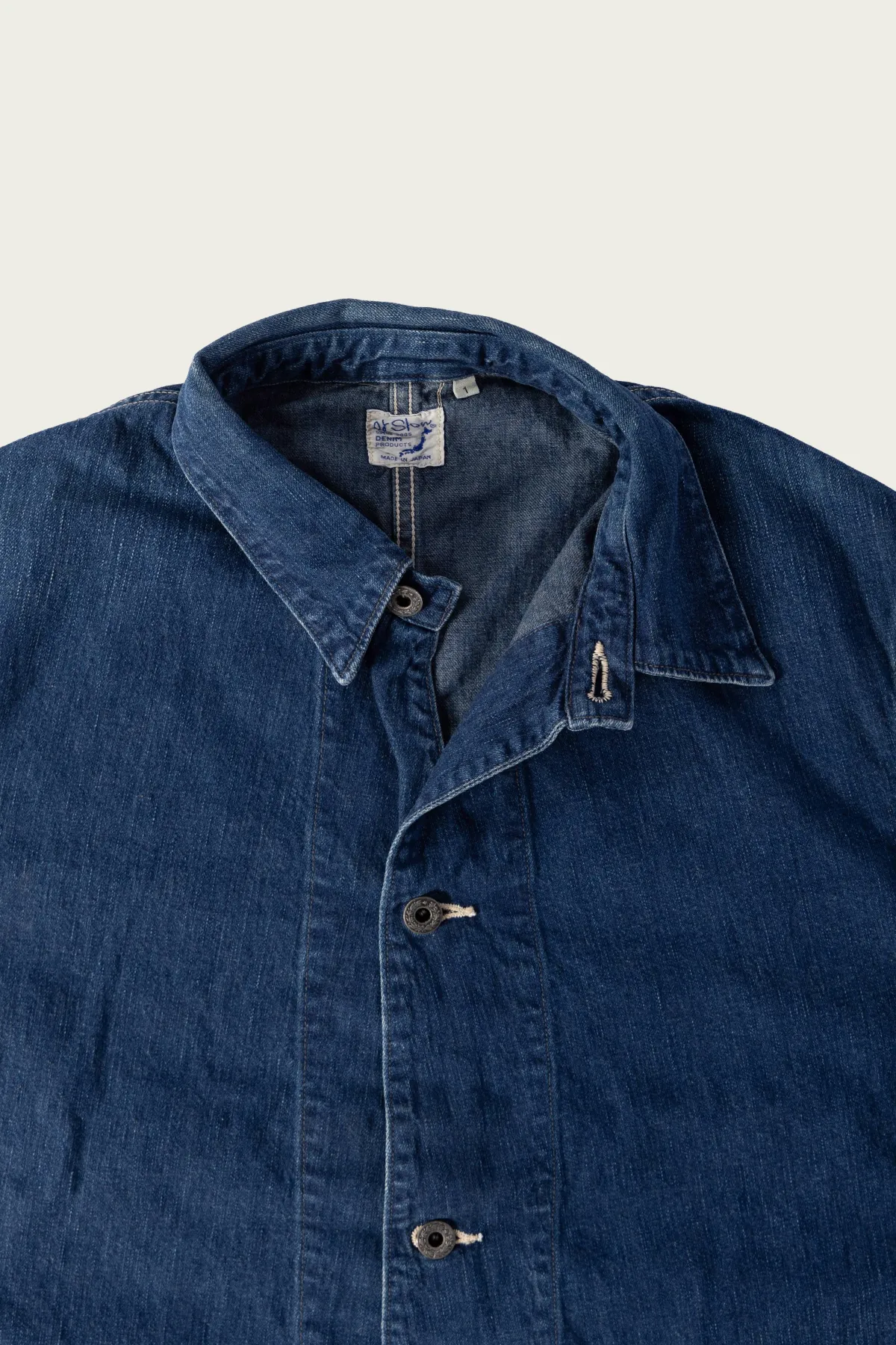 WWII Simplified Denim Coverall - Vintage Indigo sold by Canoe Club product image thumbnail 3