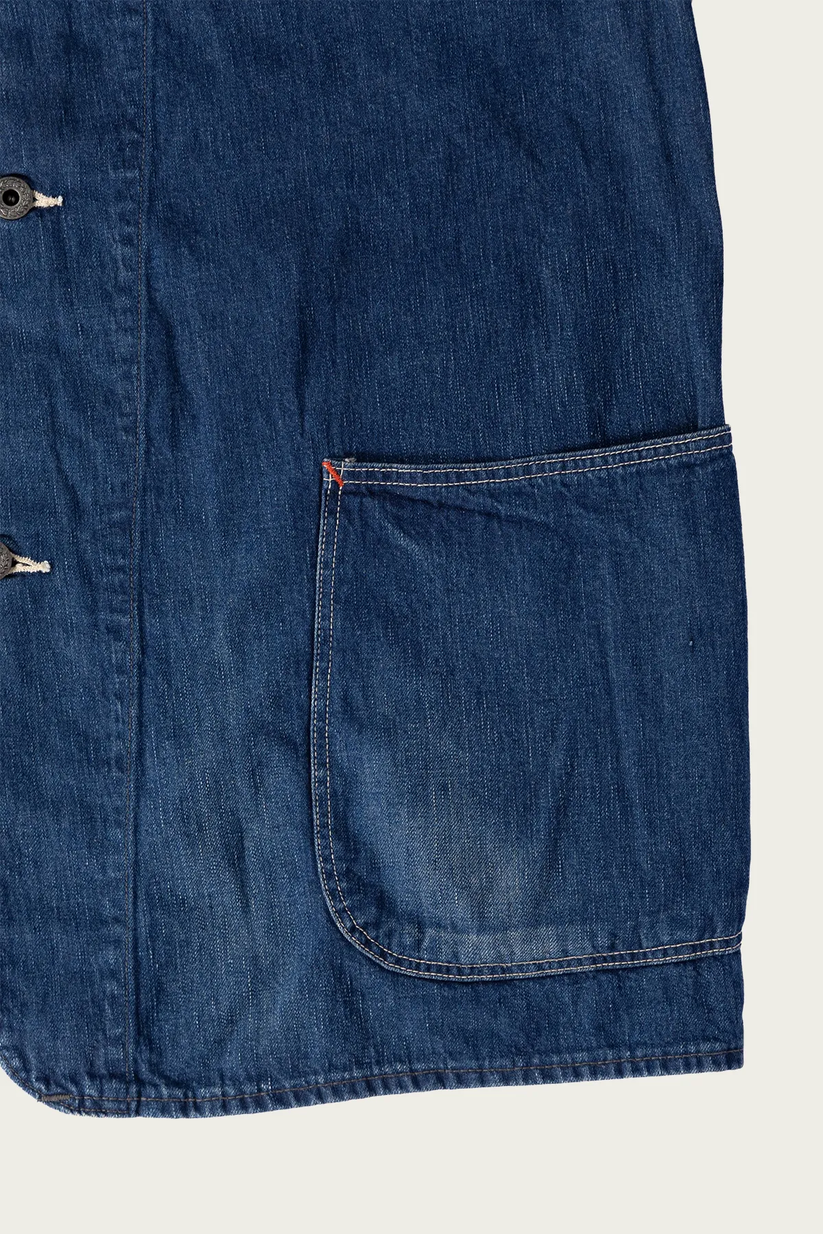 WWII Simplified Denim Coverall - Vintage Indigo sold by Canoe Club product image thumbnail 4