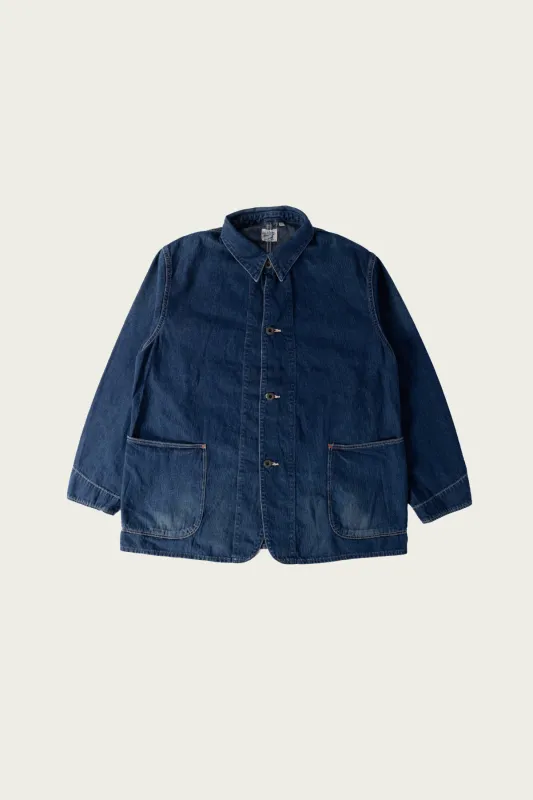 WWII Simplified Denim Coverall - Vintage Indigo made by orSlow