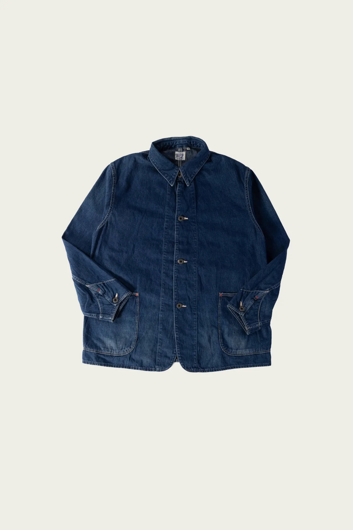 WWII Simplified Denim Coverall - Vintage Indigo sold by Canoe Club product image thumbnail 2