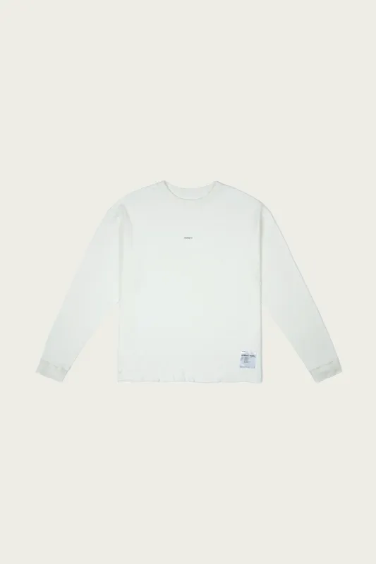 MothTech Waffle Long Tee - Off-White made by Satisfy Running