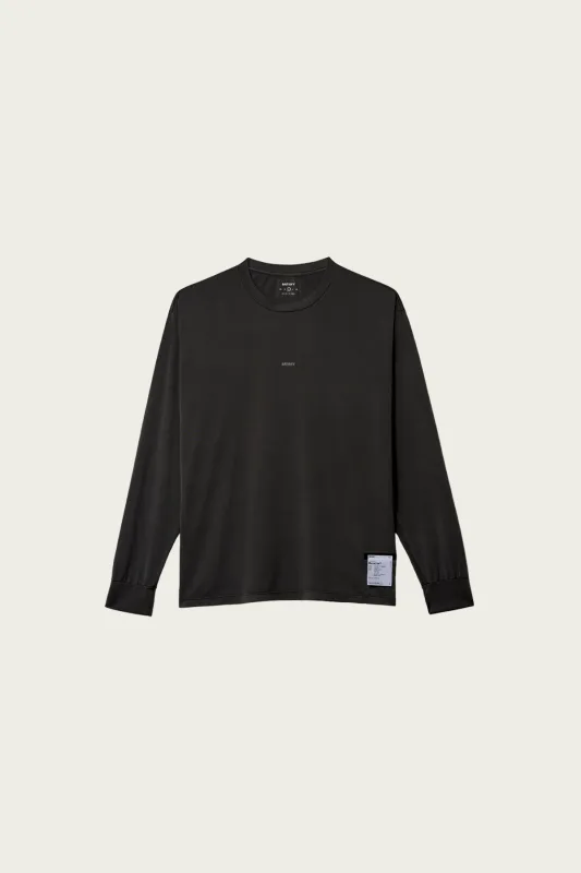 AuraLite Long Tee - Black made by Satisfy Running