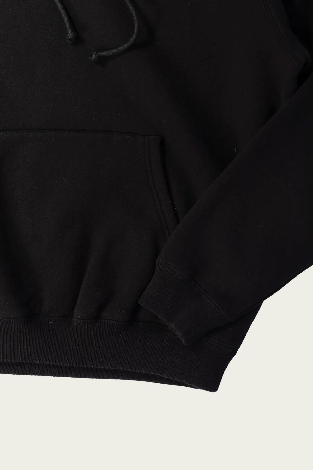 Smooth Soft Sweat P/O Parka - Black sold by Canoe Club product image thumbnail 3