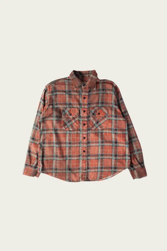 Finders Keepers Plaid Workin Shirt - Tomato Garden Plaid made by Monostereo