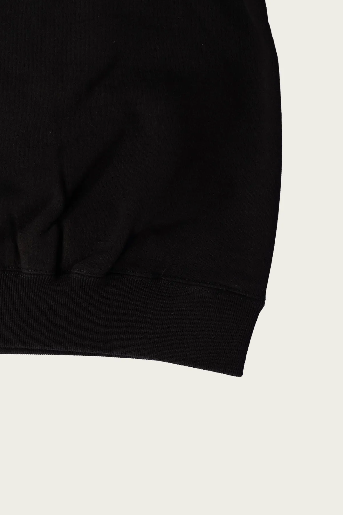 Relaxed Fit Dense-Knit Sweatshirt - Black sold by Canoe Club product image thumbnail 3