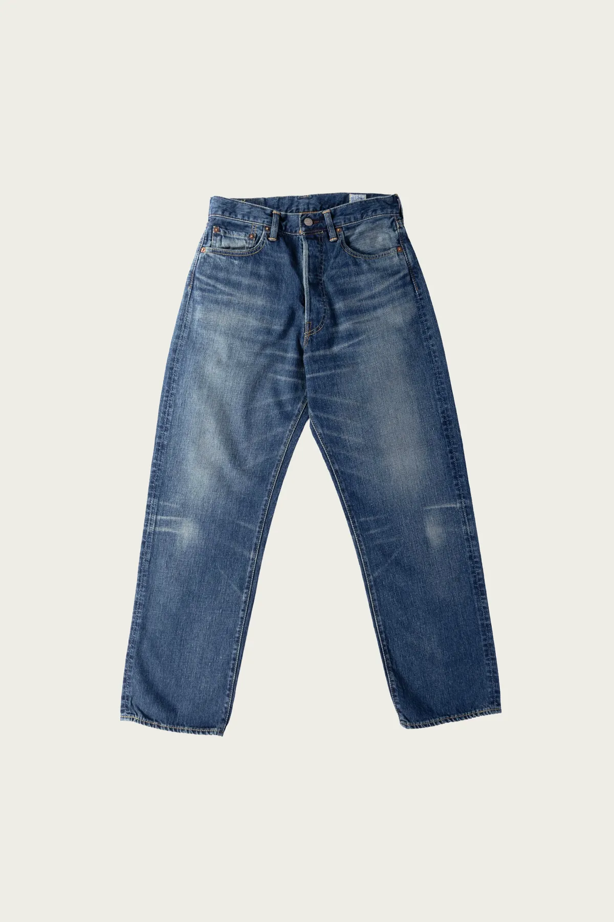 101B Dad's Fit Vintage Washed (Button Fly) - Vintage Indigo sold by Canoe Club