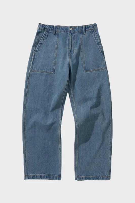 OG Fatigue Denim Pants - Indigo Washed sold by Canoe Club