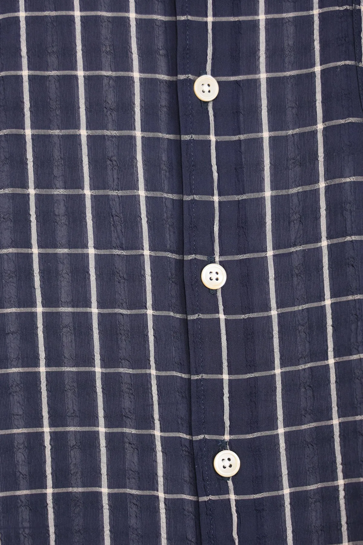 Above Shirt - Dark Mediterranean Check sold by Canoe Club product image thumbnail 4