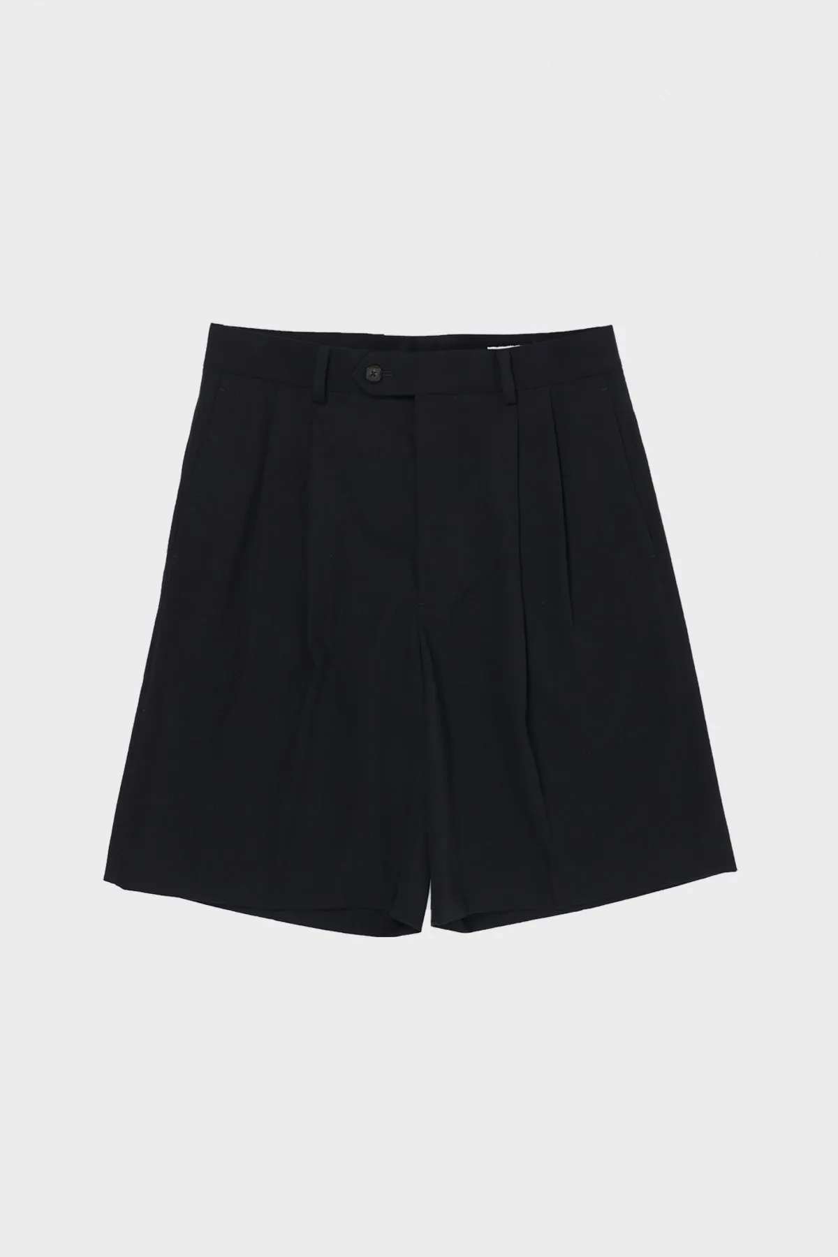 Light Wool Max Gabardine Shorts - Black sold by Canoe Club