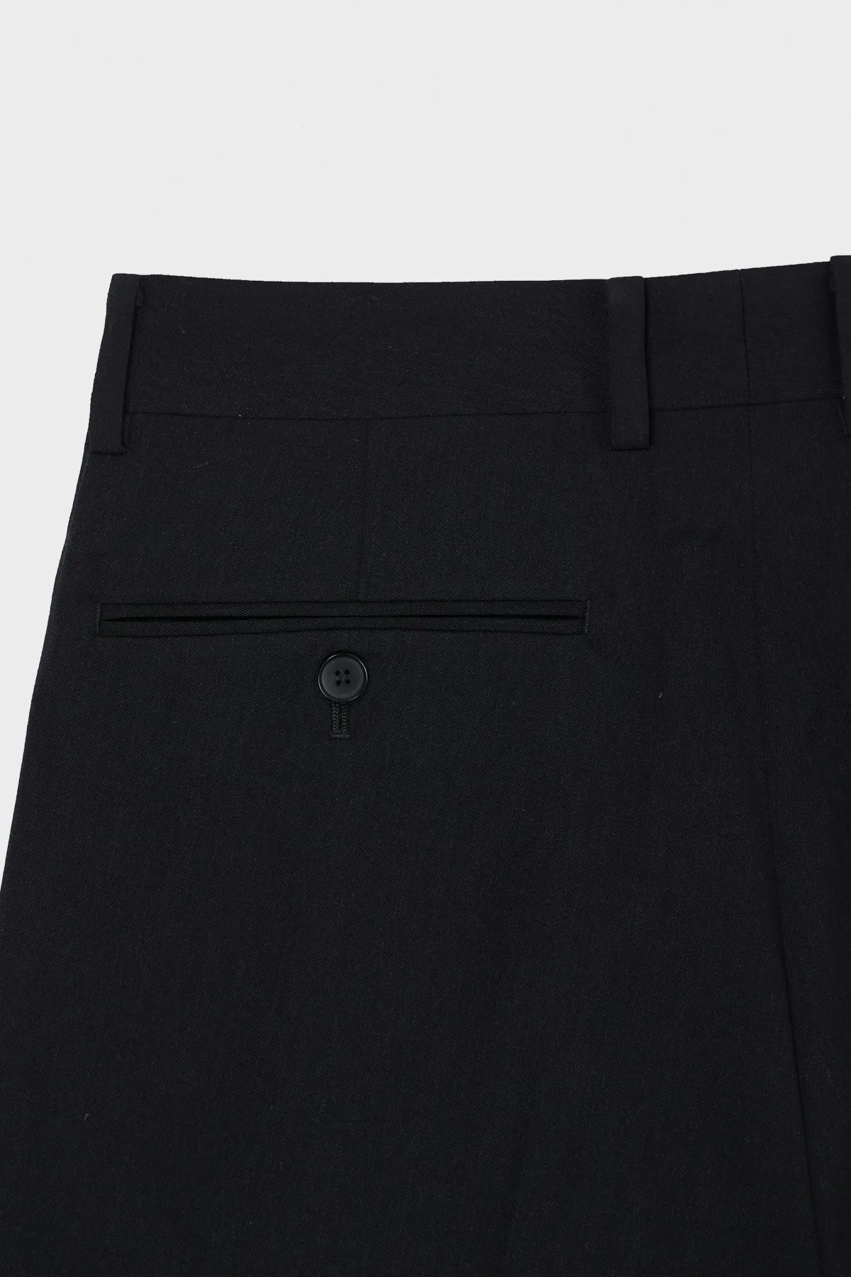 Light Wool Max Gabardine Shorts - Black sold by Canoe Club product image thumbnail 4