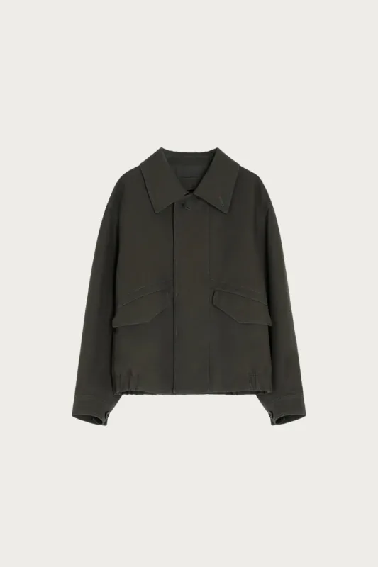 Boxy Blouson - Espresso sold by Canoe Club