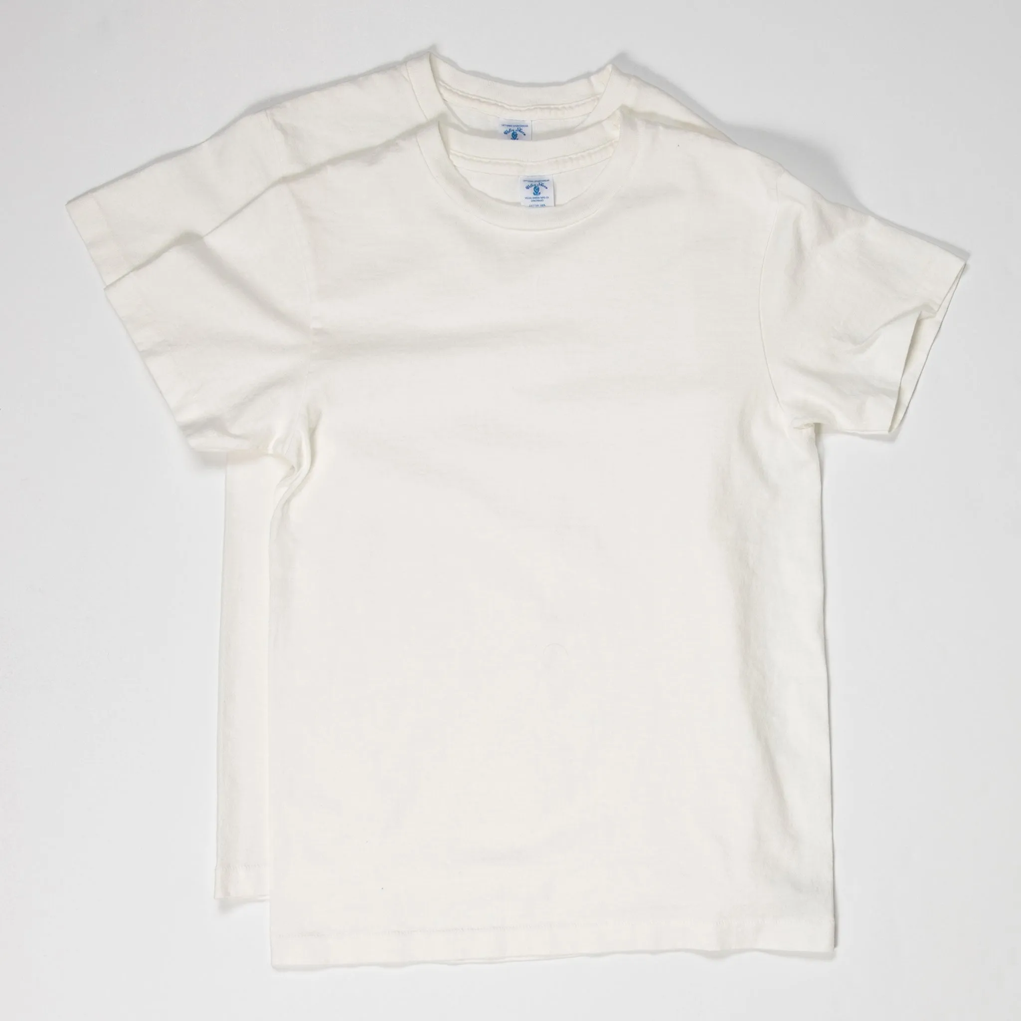 2 Pack Crewneck Tee - White/White sold by Wallace Mercantile product image thumbnail 3