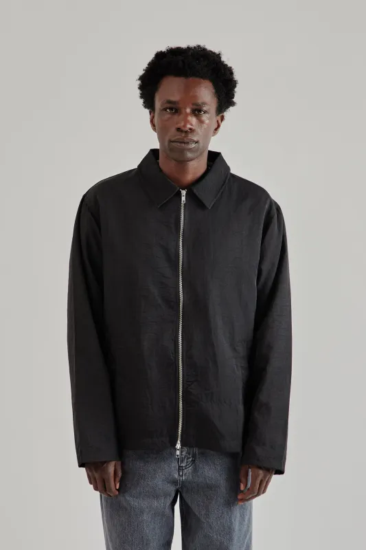 Double Zip Jacket - Nylon Black sold by Wallace Mercantile