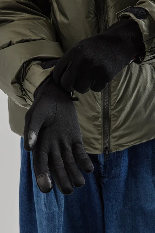 Polartec Power Stretch Gloves - Black made by Goldwin