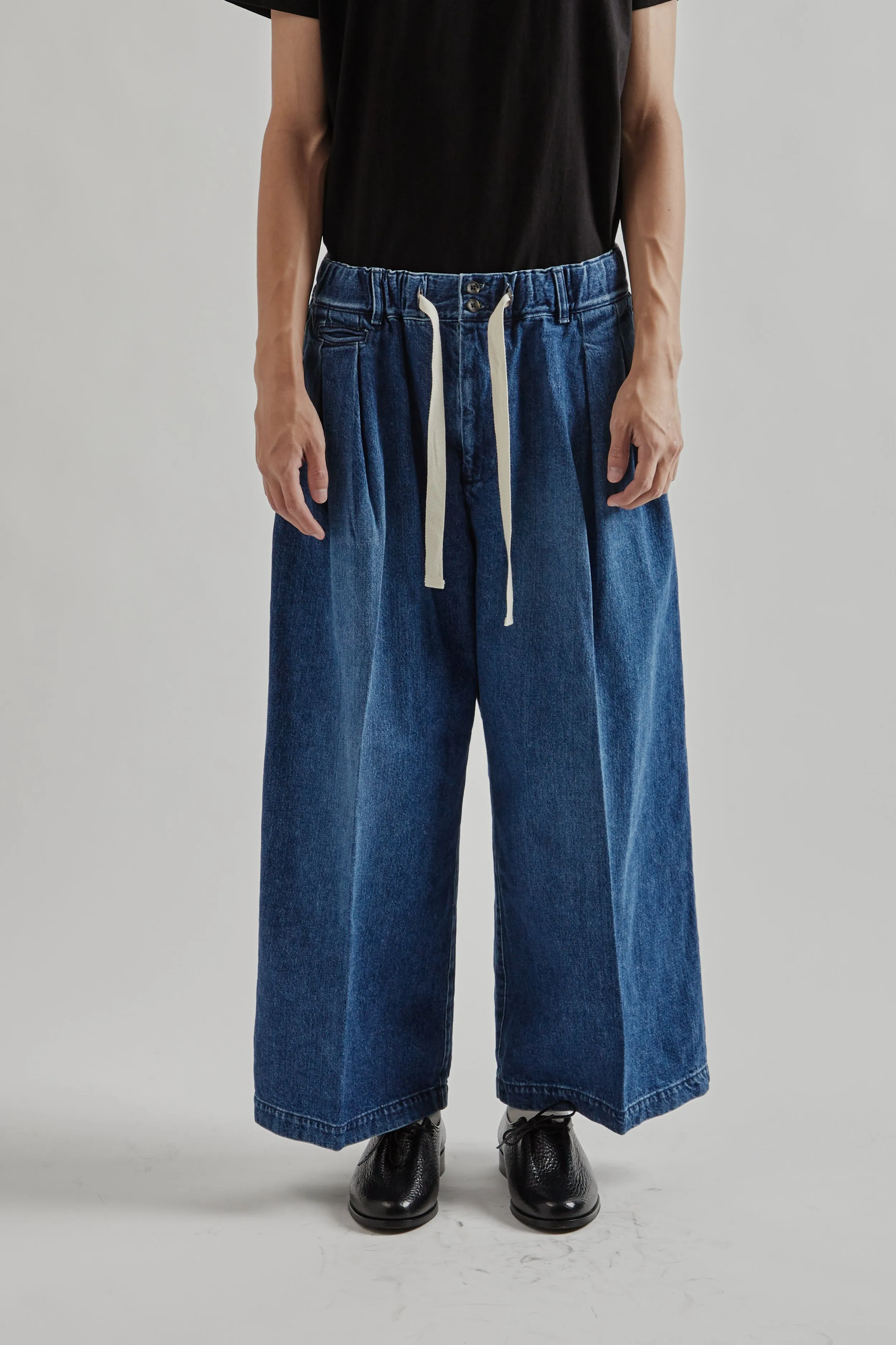 Hakama Pants - Denim Damaged sold by Wallace Mercantile