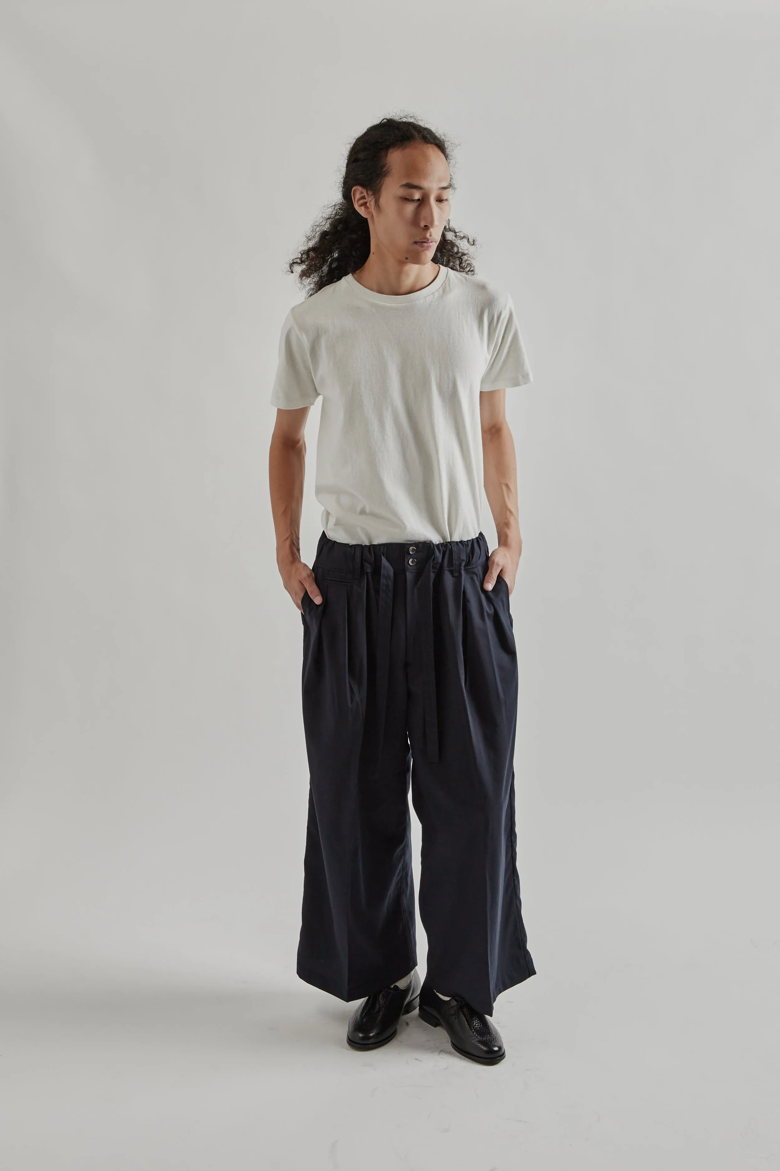 Hakama Pants - Navy Twill sold by Wallace Mercantile product image thumbnail 2