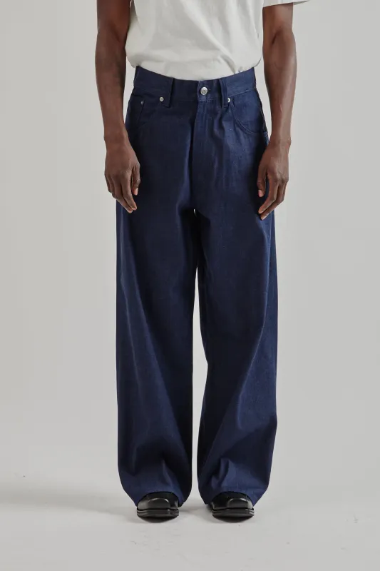 Super Wide Cinch Denim - Indigo Raw sold by Wallace Mercantile