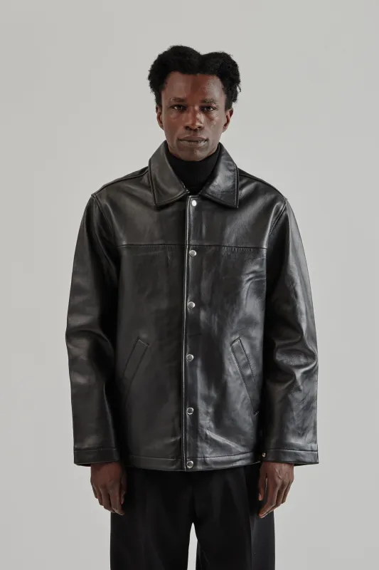 Coach Leather Jacket - Black made by Sunflower