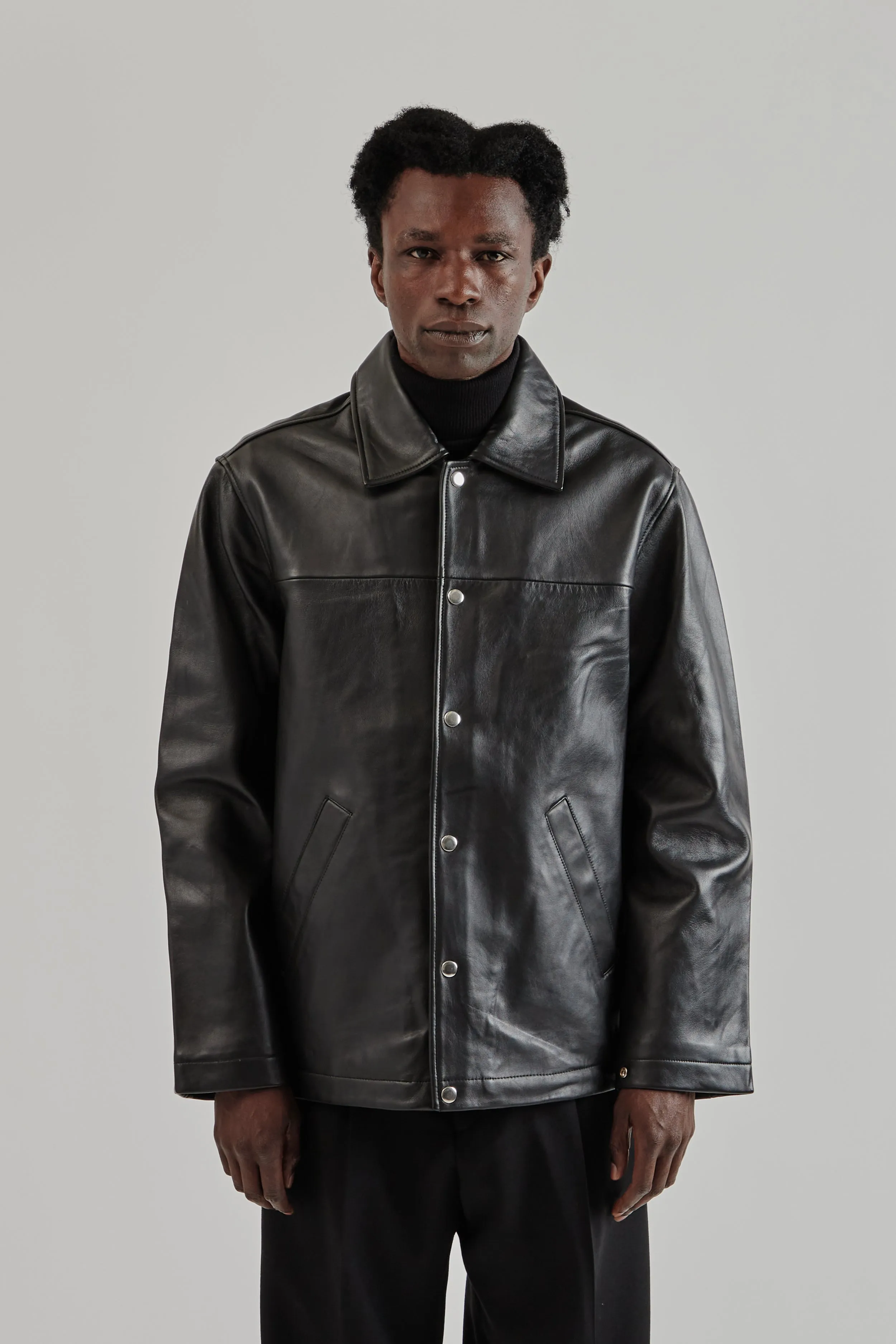 Coach Leather Jacket - Black sold by Wallace Mercantile
