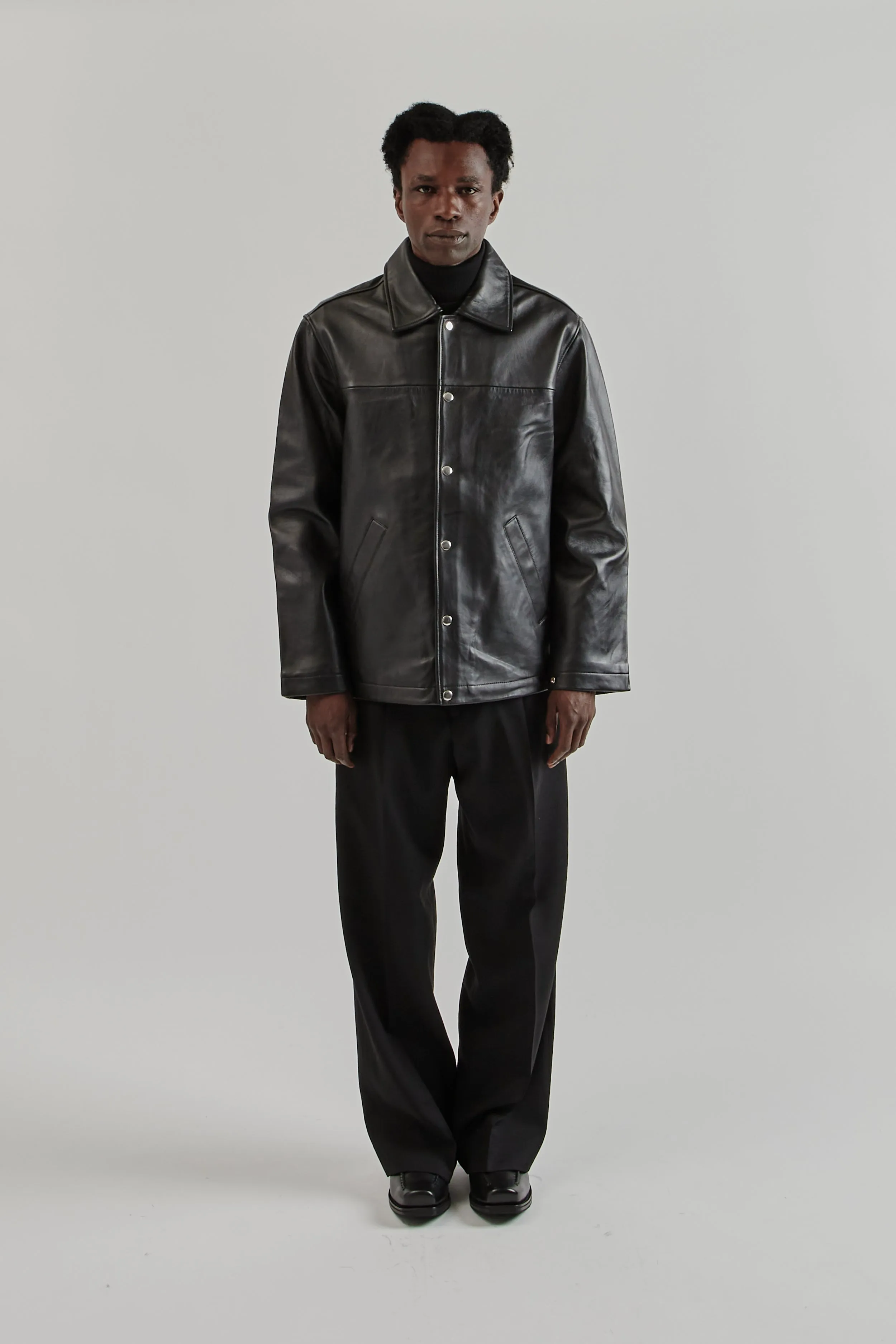 Coach Leather Jacket - Black sold by Wallace Mercantile product image thumbnail 3