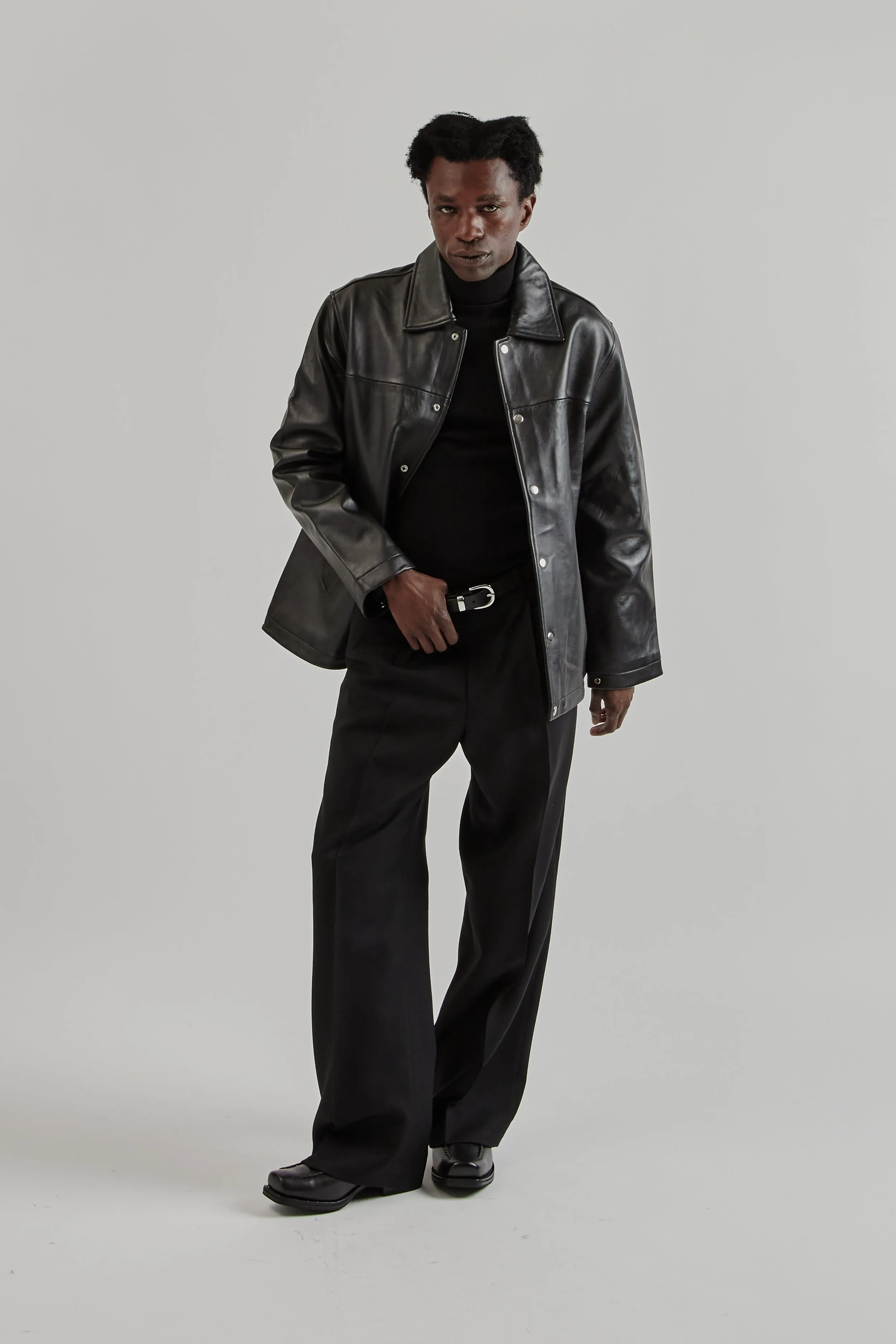 Coach Leather Jacket - Black sold by Wallace Mercantile product image thumbnail 2