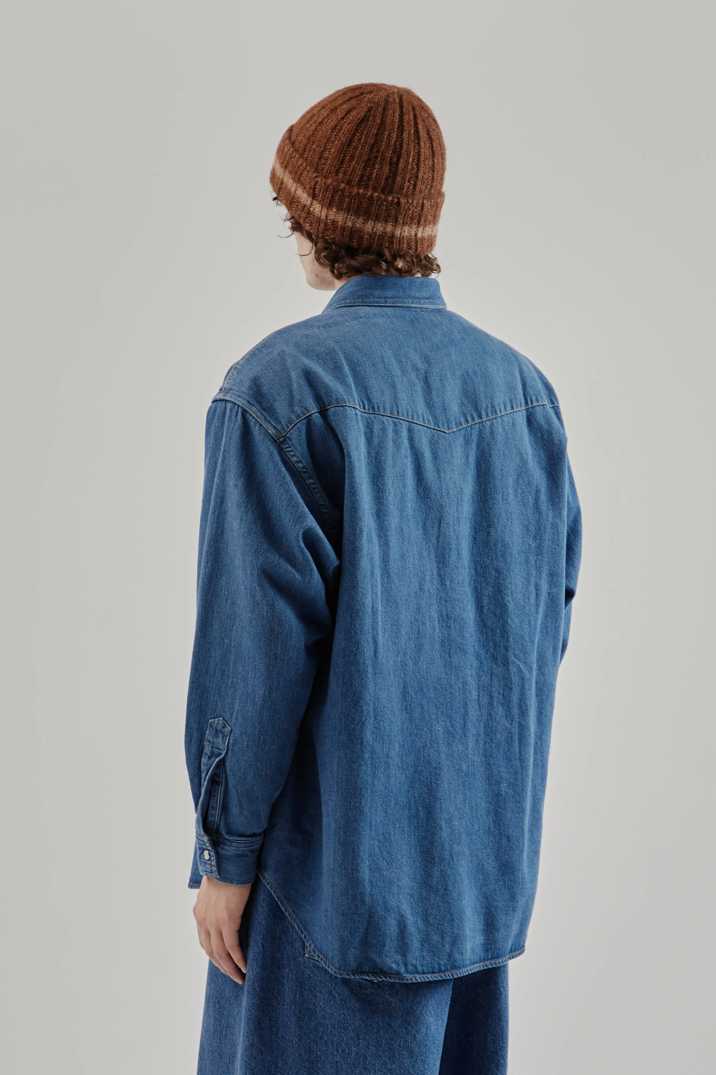 Western Shirt - Indigo sold by Wallace Mercantile product image thumbnail 5