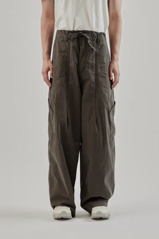 Fold Fatigue Wide Pants - Charcoal sold by Wallace Mercantile