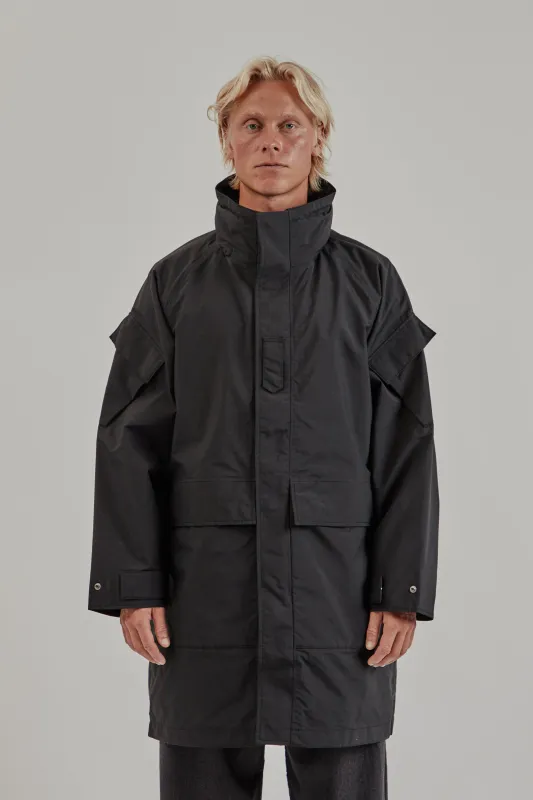 2L Nylon Gore-Tex Cruiser Coat - Black sold by Wallace Mercantile