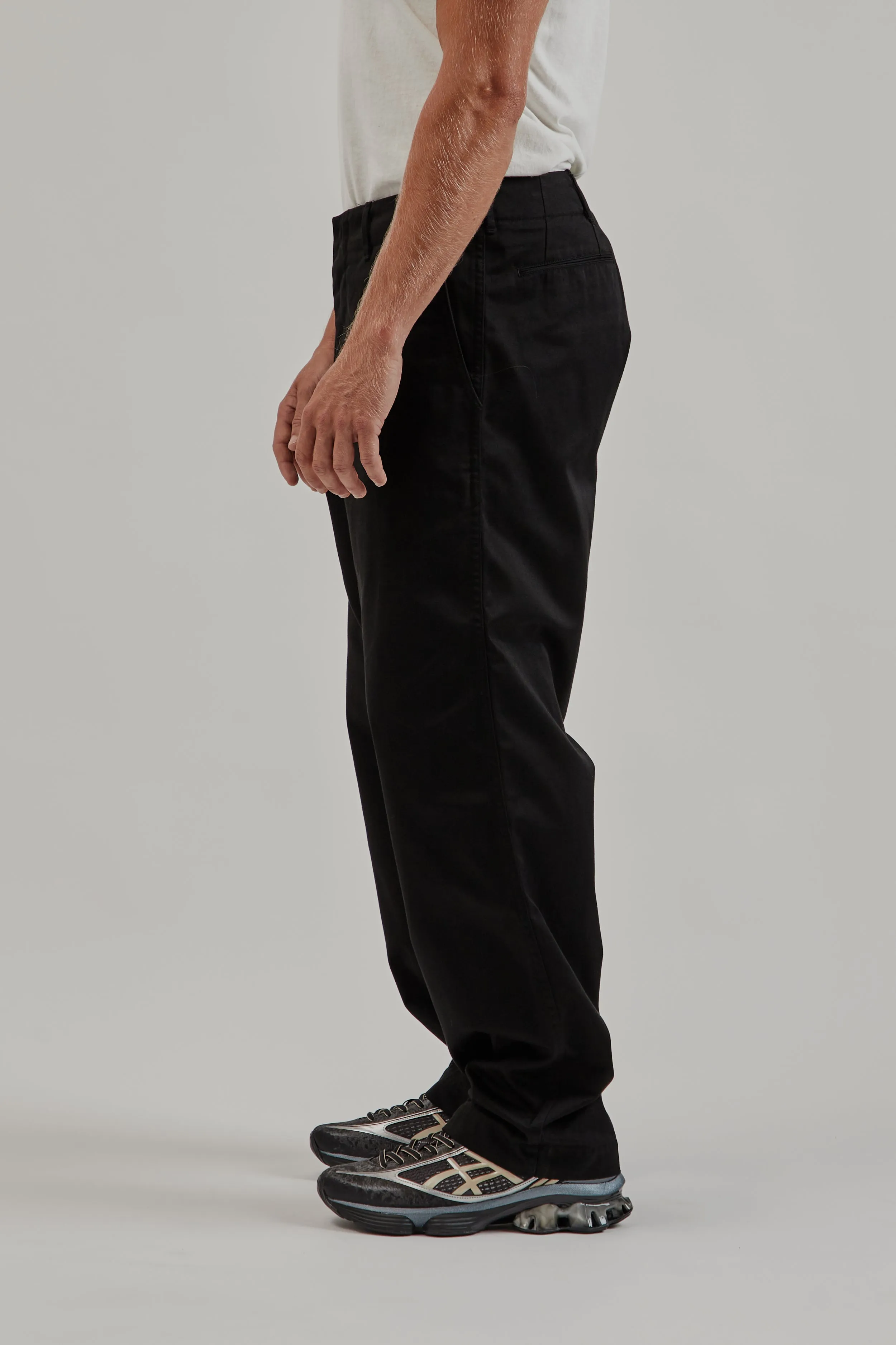 Wide Chino Pants - Black sold by Wallace Mercantile product image thumbnail 4