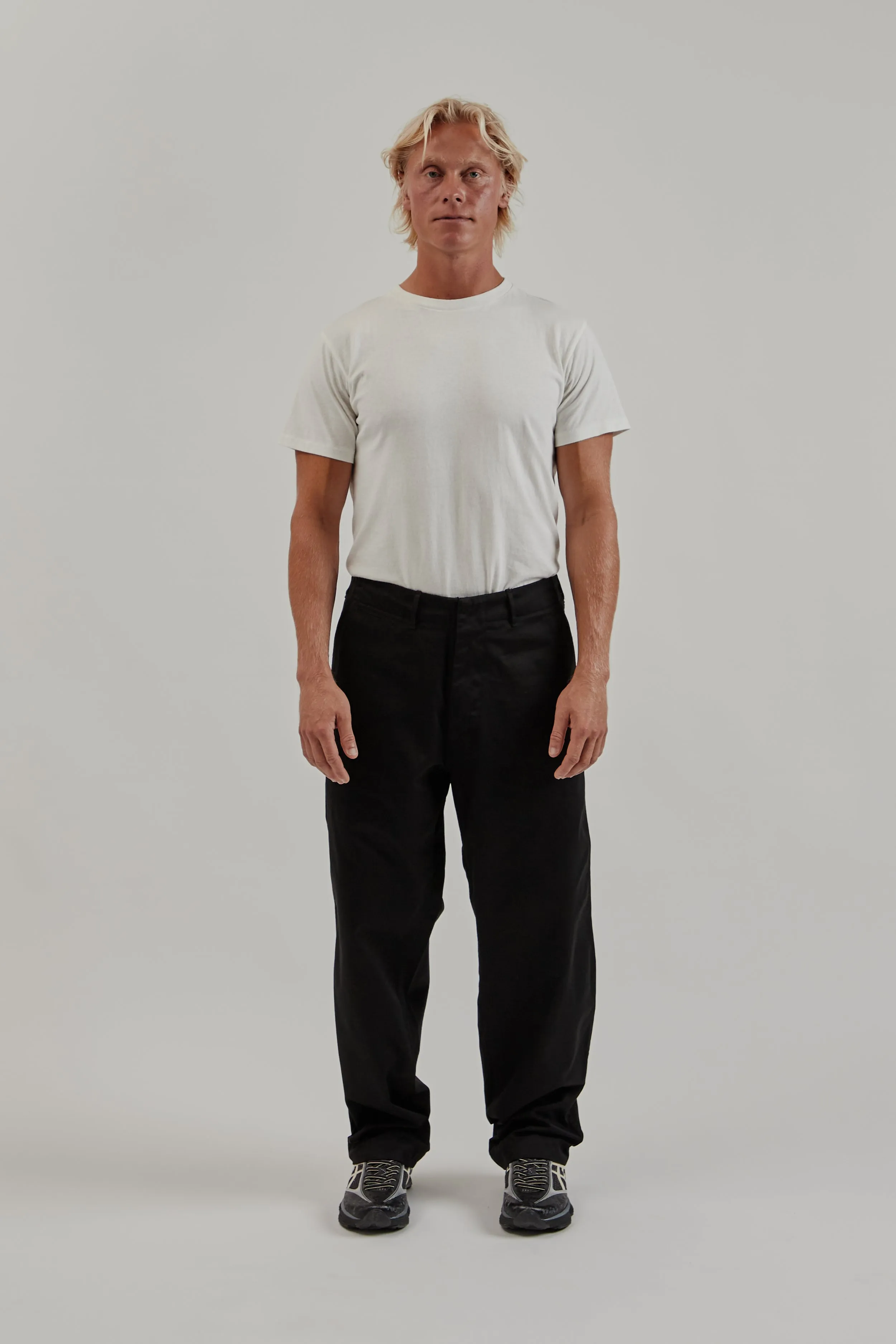 Wide Chino Pants - Black sold by Wallace Mercantile product image thumbnail 3