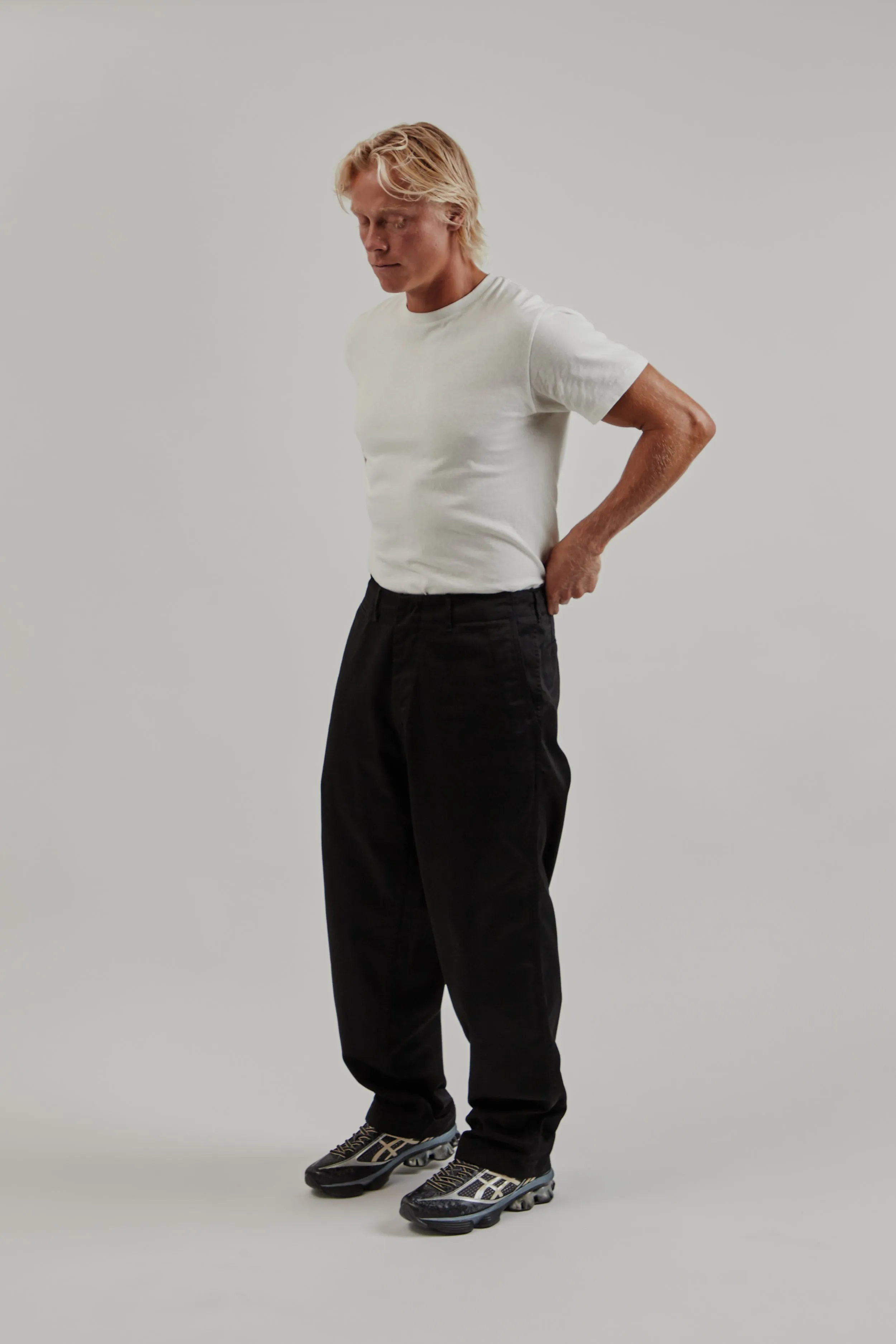 Wide Chino Pants - Black sold by Wallace Mercantile product image thumbnail 2