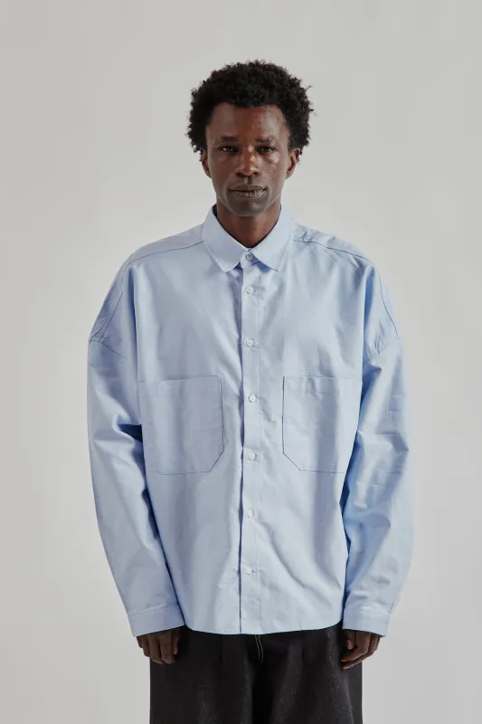 Oxford Balloon Shirt - Blue sold by Wallace Mercantile