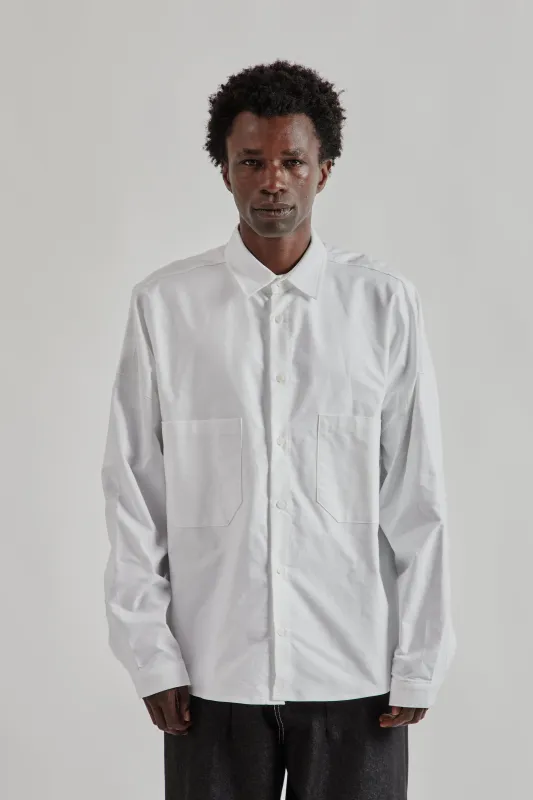 Oxford Balloon Shirt - White sold by Wallace Mercantile