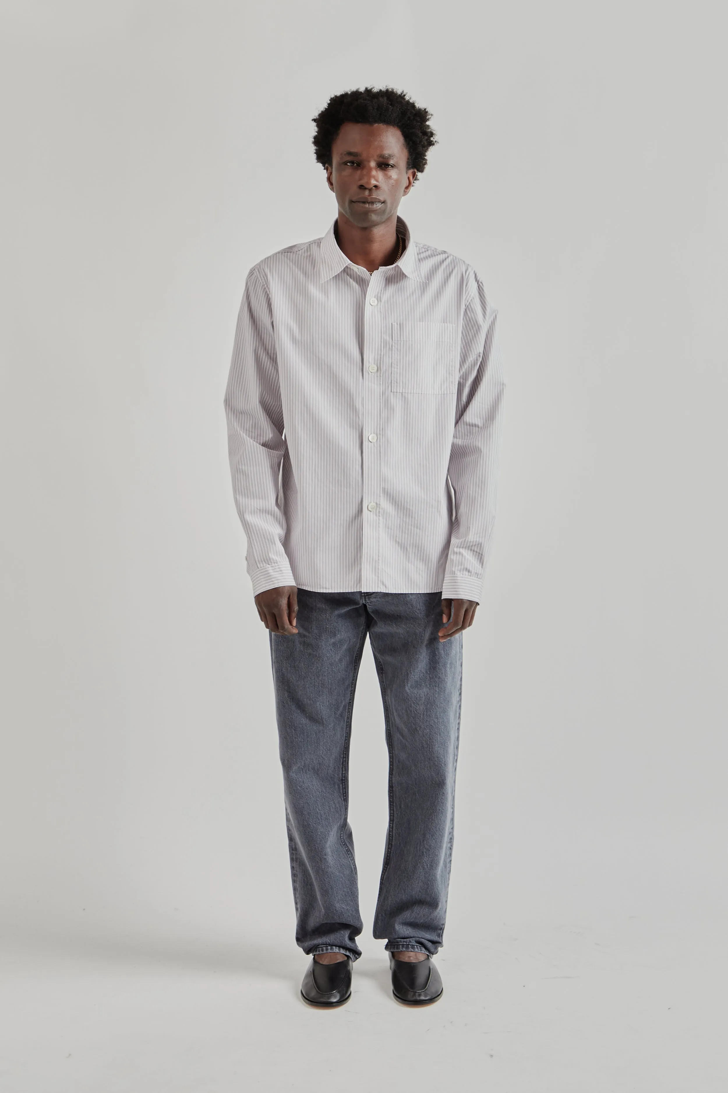 Another Shirt 4.0 - Ecru Rose Stripe sold by Wallace Mercantile product image thumbnail 3