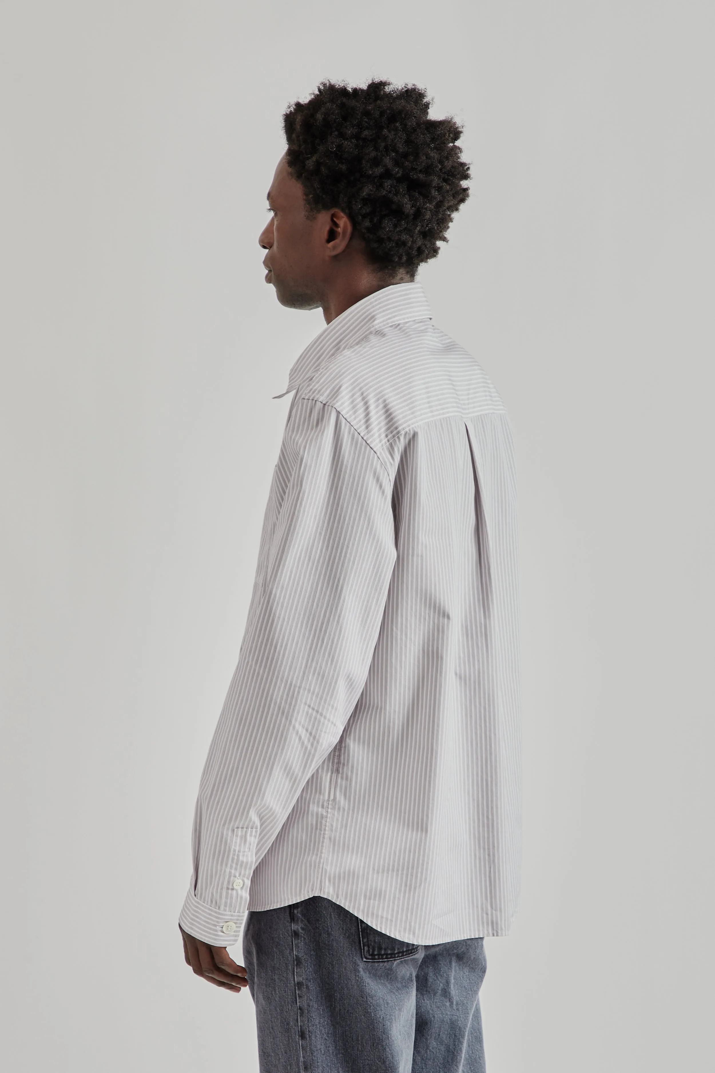 Another Shirt 4.0 - Ecru Rose Stripe sold by Wallace Mercantile product image thumbnail 5