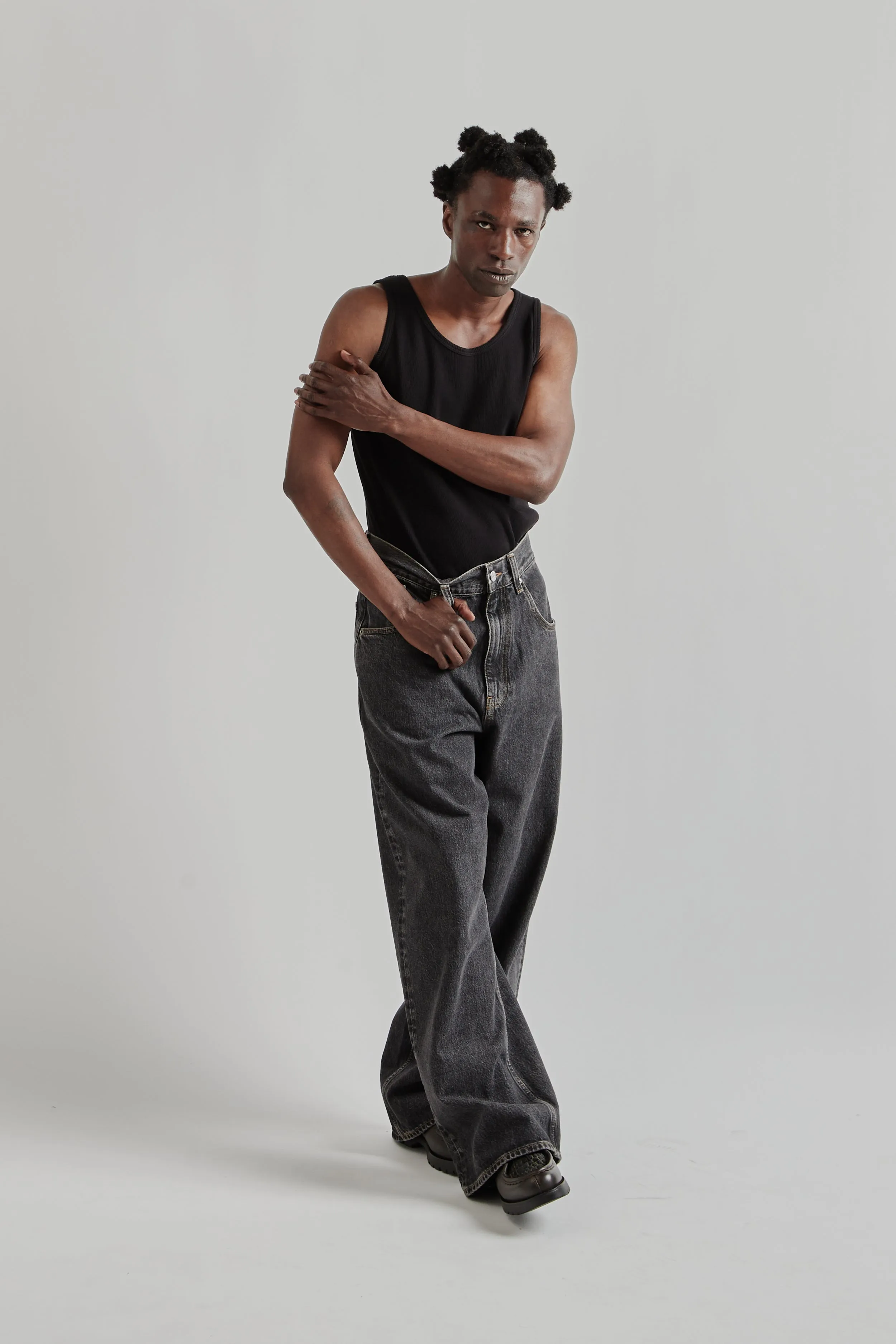 Super Wide Denim - Black Stone sold by Wallace Mercantile product image thumbnail 2