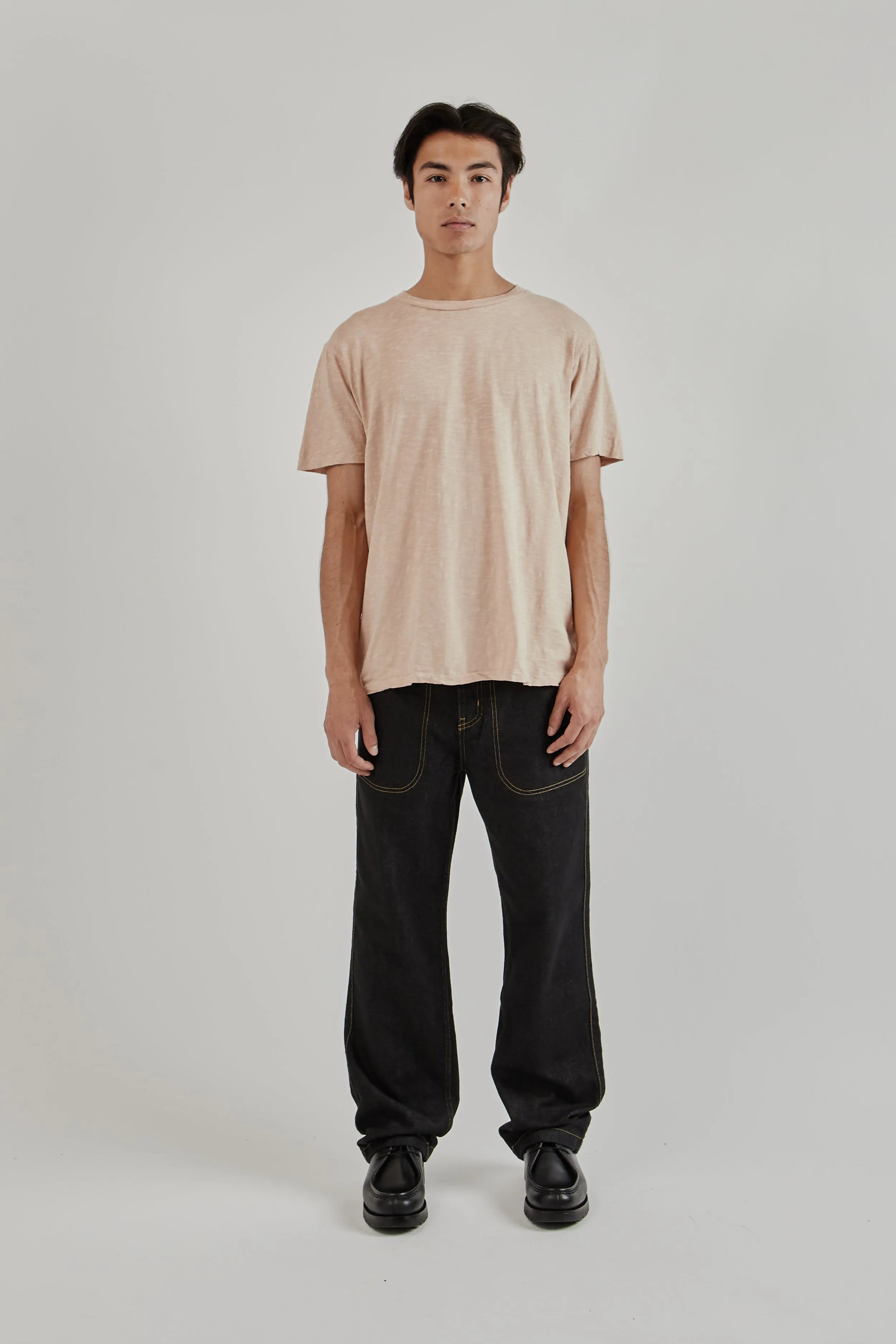 Rolled Regular Short Sleeve Tee - Smokey Beige sold by Wallace Mercantile product image thumbnail 3