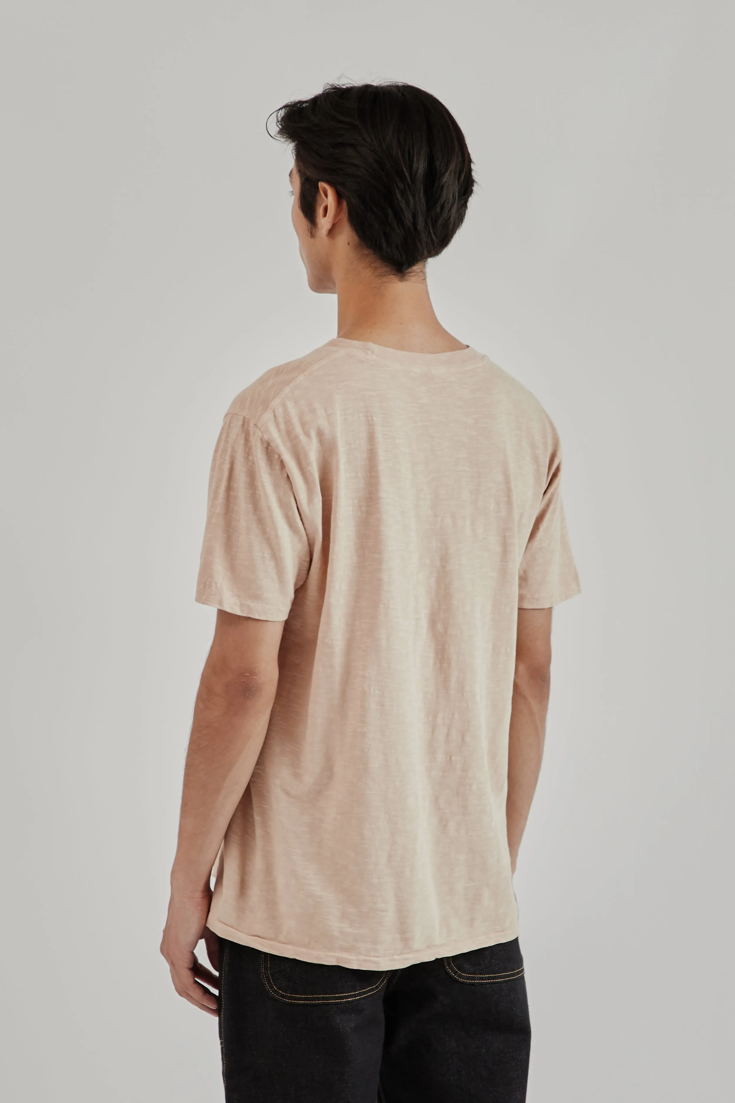 Rolled Regular Short Sleeve Tee - Smokey Beige sold by Wallace Mercantile product image thumbnail 5