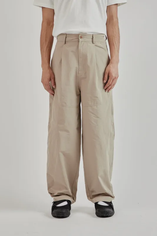 Pocket Ballloon Pants - Beige sold by Wallace Mercantile