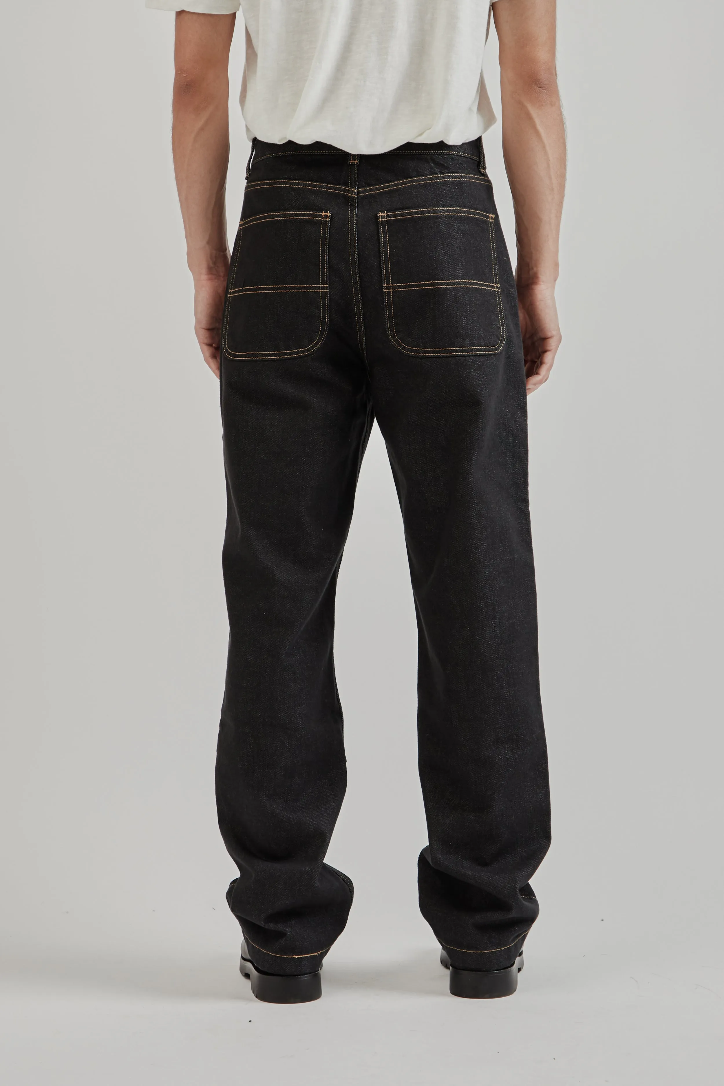 CP Wide Denim Pants - Black sold by Wallace Mercantile product image thumbnail 5