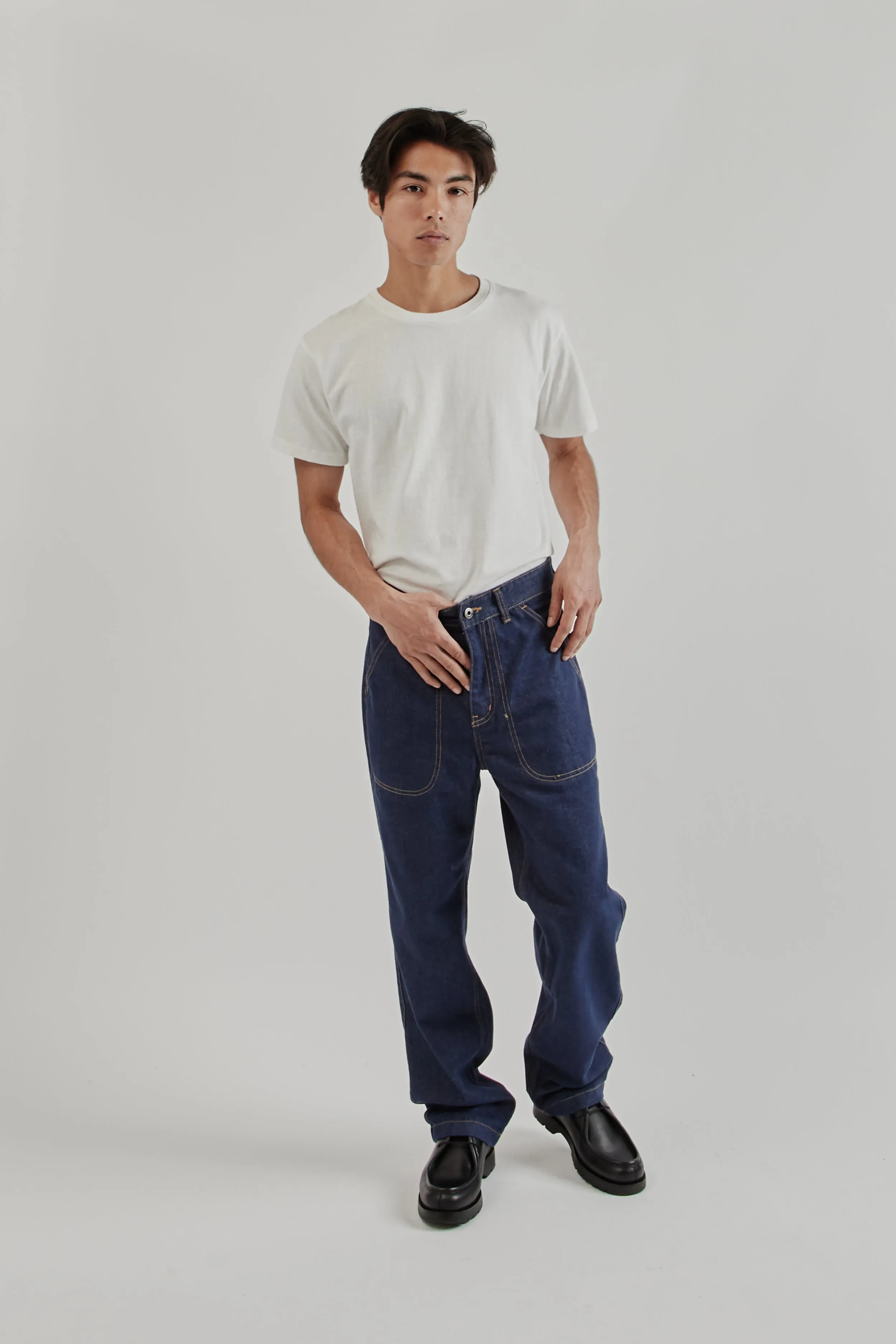 CP Wide Denim Pants - Indigo sold by Wallace Mercantile product image thumbnail 2