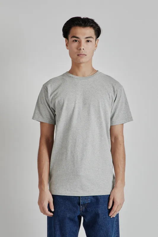 2 Pack Crewneck Tee - White/Heather Grey sold by Wallace Mercantile