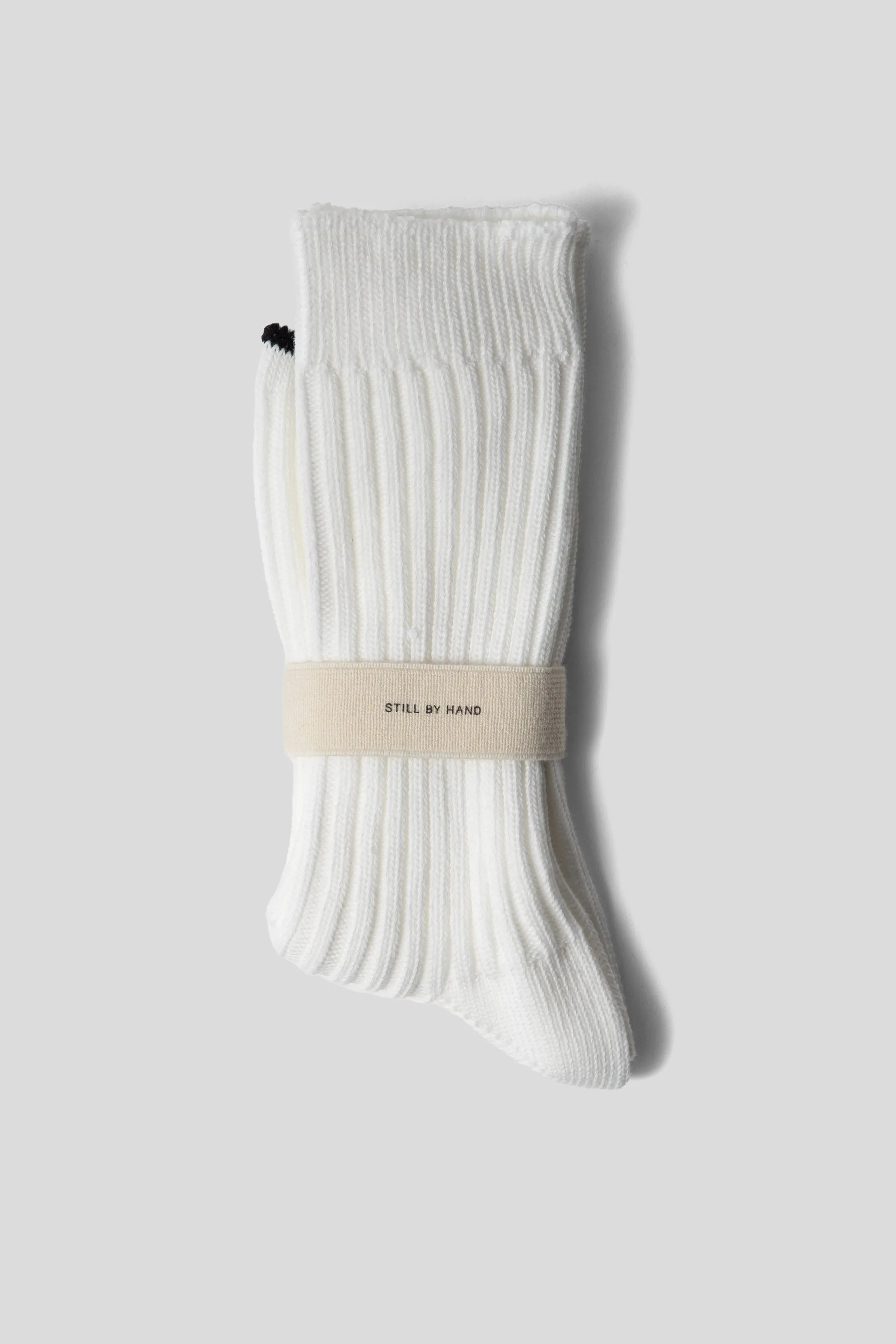 BMP Cotton Socks - White sold by Wallace Mercantile