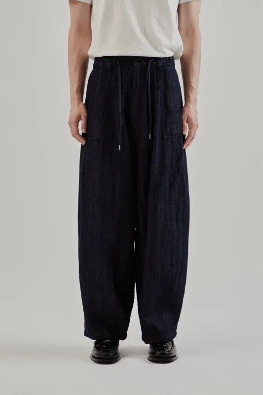 Denim Balloon Pants - Indigo sold by Wallace Mercantile