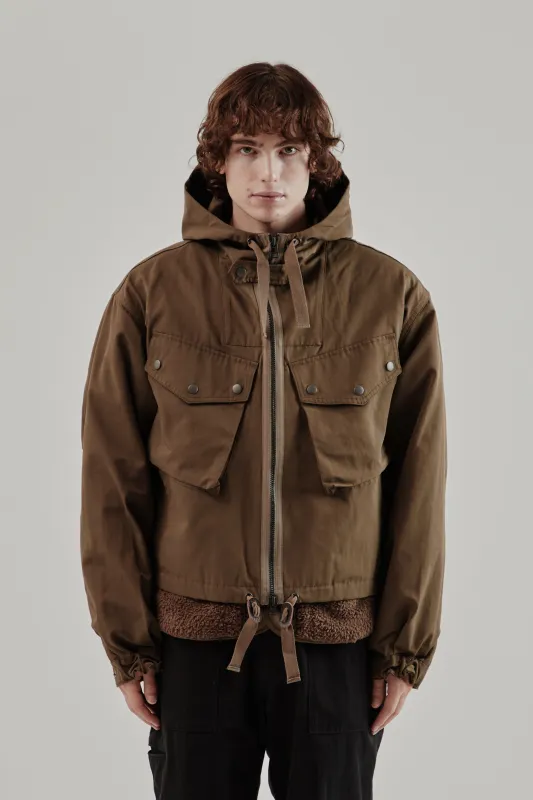 Smock Hooded Parka - Olive sold by Wallace Mercantile
